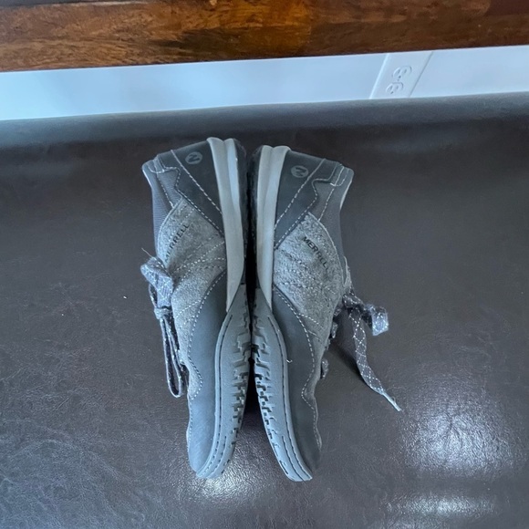 Merrell Granite gray suede Albany Lace Trail performance outdoor hiking size 7.5 - Picture 11 of 17